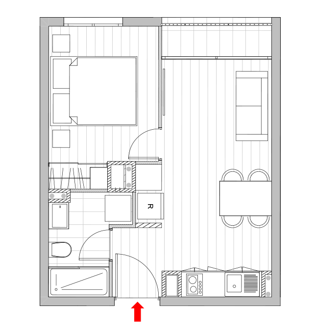 Plano Departamento 319